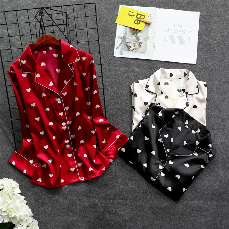 Print Floral Pyjamas Women Stripe Satin Pajamas Sets 2019 New Spring Long Sleeve 2 Pcs Suit Casual Silk Home Clothing Sleepwear
Print Floral Pyjamas Women Stripe Satin Pajamas Sets 2019 New Spring Long Sleeve 2 Pcs Suit Casual Silk Home Clothing Sleepwear