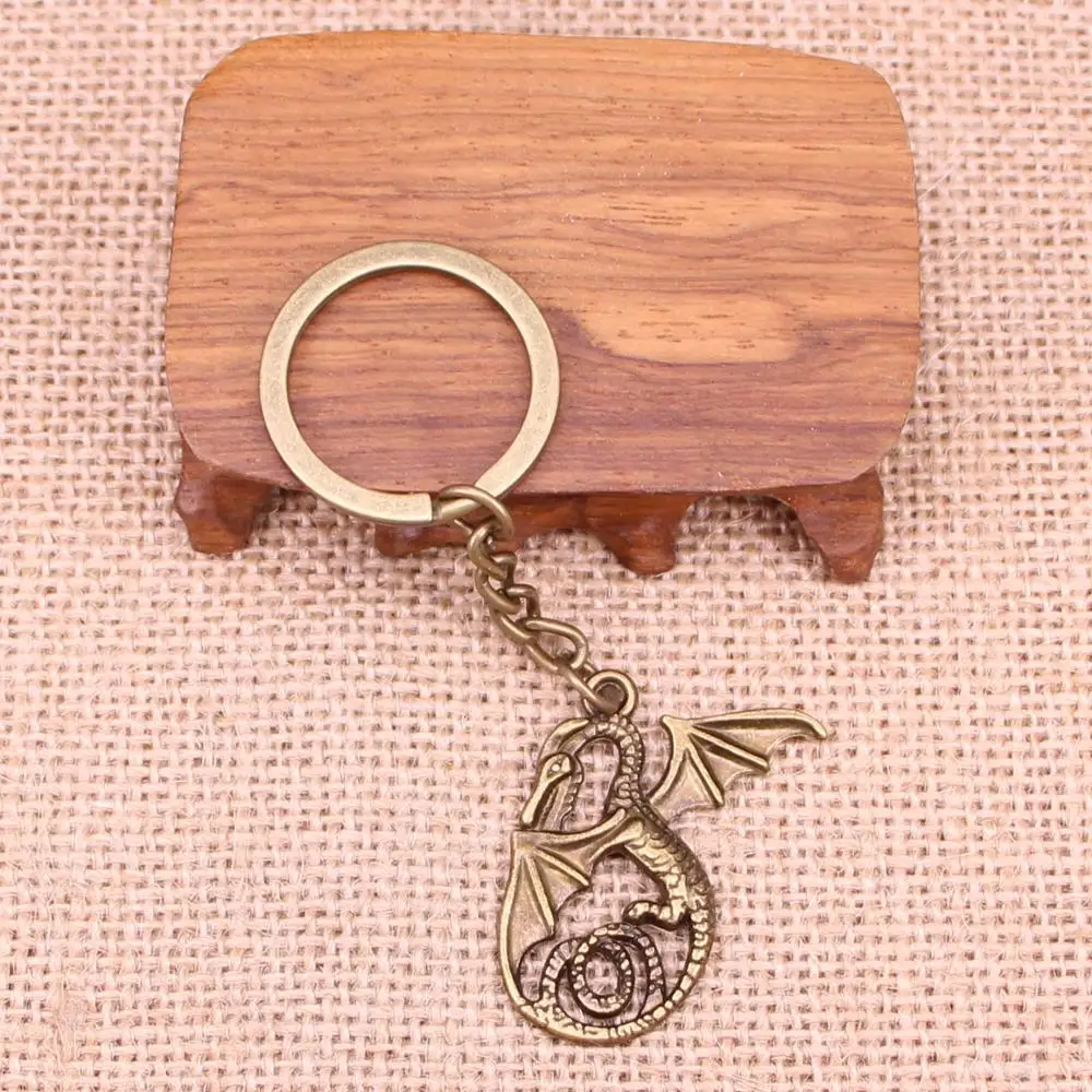 20 шт. новый модный брелок 37x30 мм дракон подвески DIY мужские ювелирные изделия