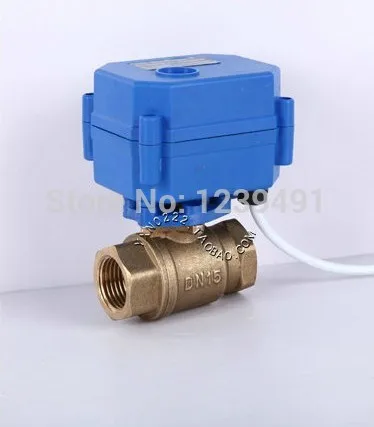 

Motorized Ball Valve 1" DN25 DC9-24V Brass CR-03/CR-04 Wires Electric Ball Valve