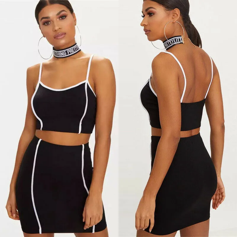 Women Casual Clothes Set 2pcs Summer Vest Tank Top+High Waist Mini Pencil Skirt Party Bodycon Outfits Slim Streetwear Mini Dress
Women Casual Clothes Set 2pcs Summer Vest Tank Top+High Waist Mini Pencil Skirt Party Bodycon Outfits Slim Streetwear Mini Dress