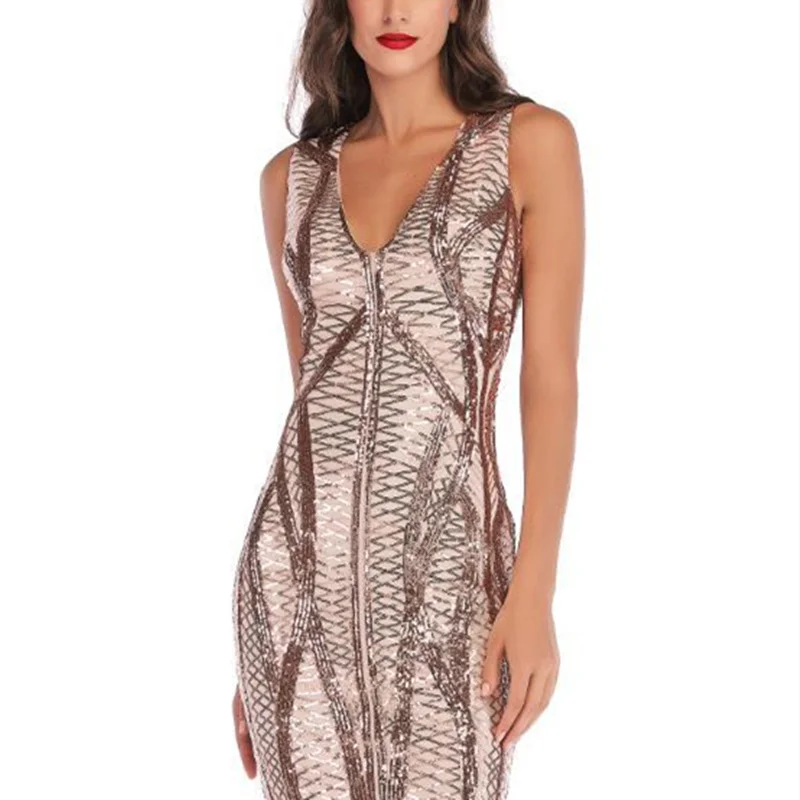 Beauty Emily Sexy V Neck Evening Dress Sleeveless Sexy Sequins Appilques Party Dress Summer Back Split Prom Gowns Short Dresses
Beauty Emily Sexy V Neck Evening Dress Sleeveless Sexy Sequins Appilques Party Dress Summer Back Split Prom Gowns Short Dresses