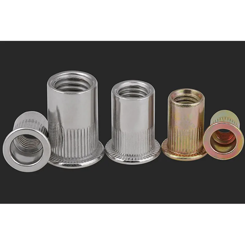 M3-M12 Stainless Steel 304 Rivet Nut Rivet Nut Color Zinc Pull Cap Flat Head Rivet Nut Pull Mother 10 Pcs
M3-M12 Stainless Steel 304 Rivet Nut Rivet Nut Color Zinc Pull Cap Flat Head Rivet Nut Pull Mother 10 Pcs