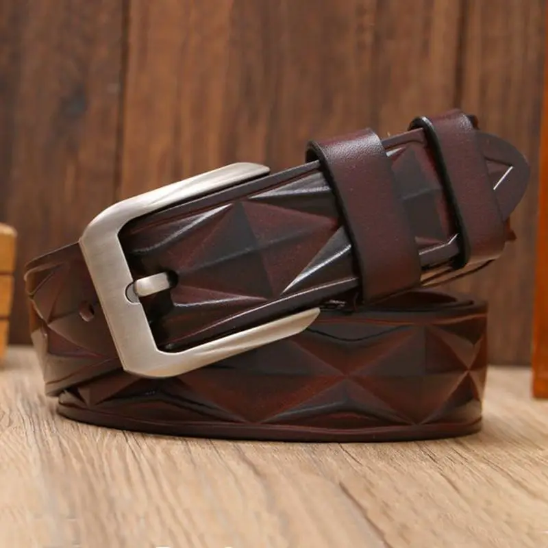 2020 genuine leather belts for men classic rhombus fashion high quality belt women vintage pin buckle strap jeans
2020 genuine leather belts for men classic rhombus fashion high quality belt women vintage pin buckle strap jeans