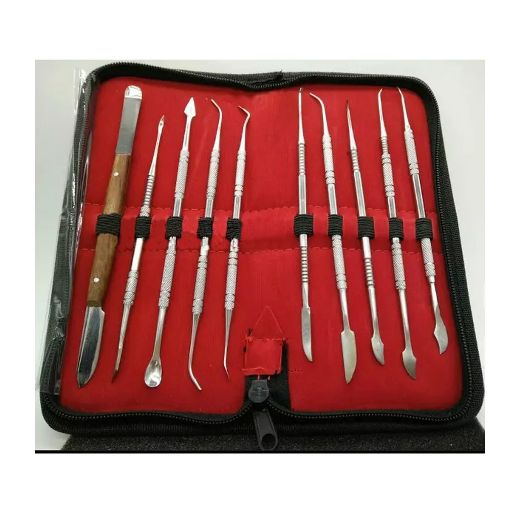 1set (10 Dental Tools + 1 Toolkit) Dentist Lab Equipment Device Instrument Teeth Whitening Oral Care
1set (10 Dental Tools + 1 Toolkit) Dentist Lab Equipment Device Instrument Teeth Whitening Oral Care