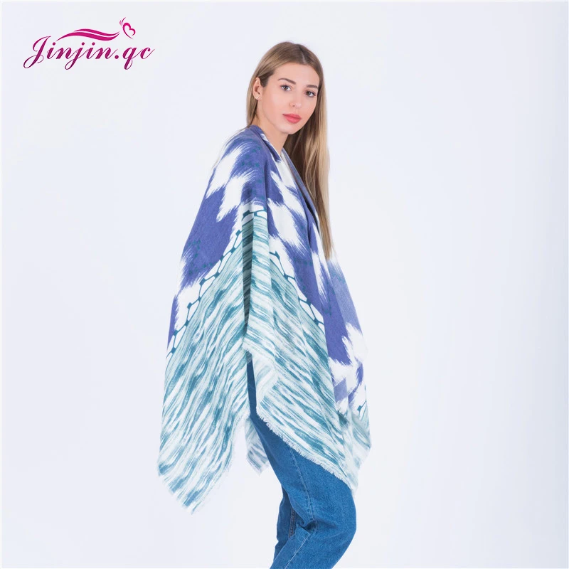 Jinjin.QC Women Poncho Winter Warm Echarpe Foulard Female Girls Scarf Shawls and Wraps Geometric Scarves Acrylic Fashion Bandana
Jinjin.QC Women Poncho Winter Warm Echarpe Foulard Female Girls Scarf Shawls and Wraps Geometric Scarves Acrylic Fashion Bandana