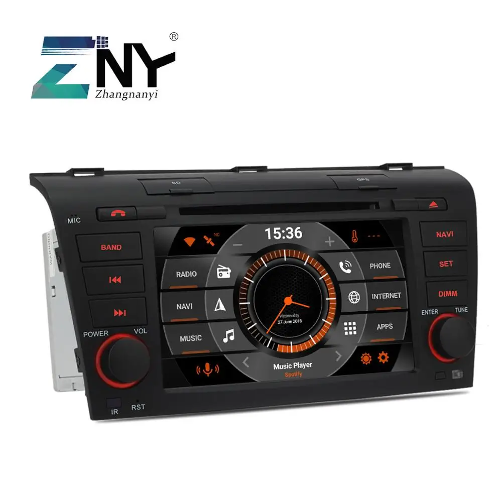 7 "ips Android 9 0 автомобильный DVD для Mazda 3 2004 2005 2006 2007 2008 2009 Авто Радио FM RDS gps