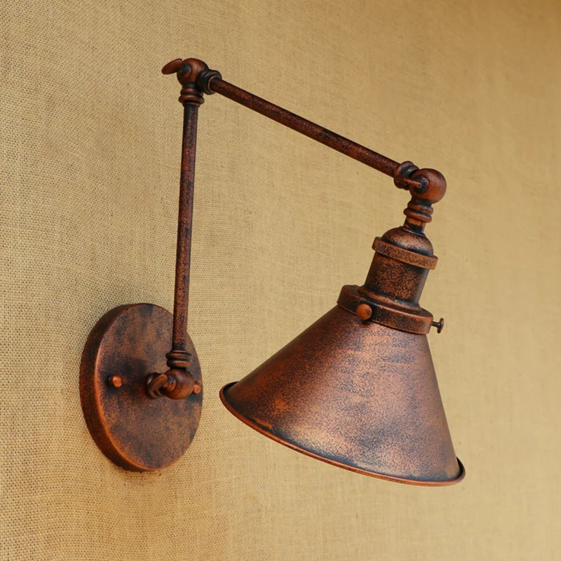 Винтажная настенная лампа с зонтиком, Регулируемые поворотные кронштейны, бра для крыльца, спальни, промышленного балкона, лестницы, стена ... 
Винтажная настенная лампа с зонтиком, Регулируемые поворотные кронштейны, бра для крыльца, спальни, промышленного балкона, лестницы, стена ...