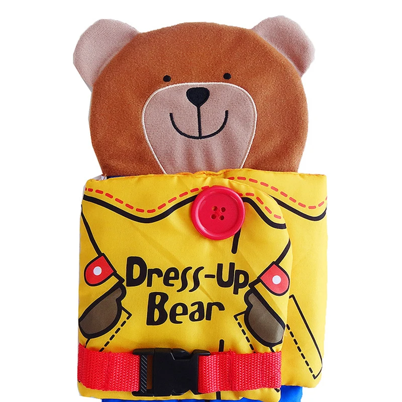 Little bear baby early education cloth book cute bear dress zipper button stereo environmental soft cloth book
Little bear baby early education cloth book cute bear dress zipper button stereo environmental soft cloth book