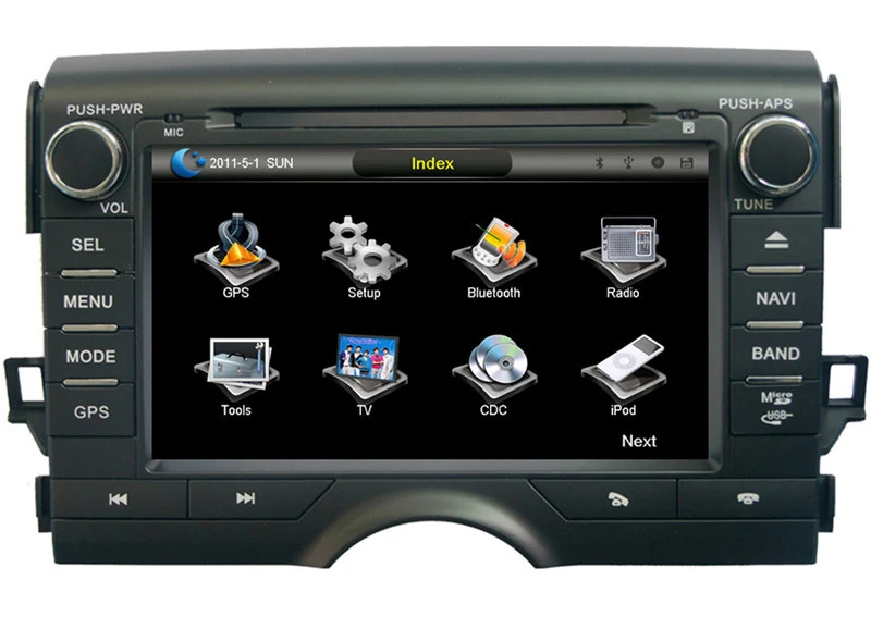 8" in-dash Car DVD player with GPS(optional),audio Radio stereo,USB/SD,AUX,Bluetooth/TV,car multimedia headunit for Toyota Reiz
8" in-dash Car DVD player with GPS(optional),audio Radio stereo,USB/SD,AUX,Bluetooth/TV,car multimedia headunit for Toyota Reiz