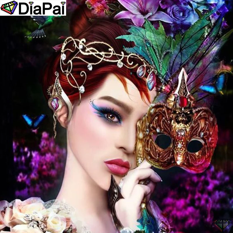 DiaPai Diamond Painting 5D DIY 100% Full Square/Round Drill "Beauty mask feather"Diamond Embroidery Cross Stitch 3D Decor A24861
DiaPai Diamond Painting 5D DIY 100% Full Square/Round Drill "Beauty mask feather"Diamond Embroidery Cross Stitch 3D Decor A24861