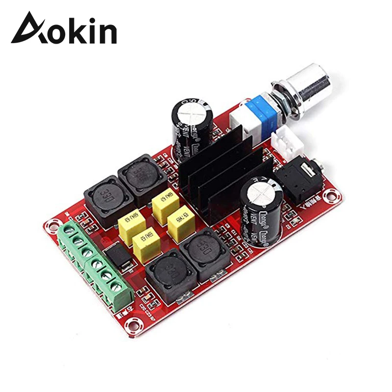Aokin XH-M189 TPA3116 D2 50W + 50W Dual Channel Stereo Digital Power Amplifier Board DC 24V XH-M189 Amplifier Module Board
Aokin XH-M189 TPA3116 D2 50W + 50W Dual Channel Stereo Digital Power Amplifier Board DC 24V XH-M189 Amplifier Module Board