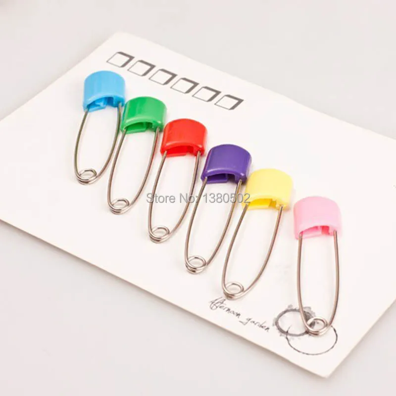 50Pcs /Lot multicolor Plastic Safety Pins Infant Kids Cloth Nappy Locking Brooch Buckles Safety Pins 40mm/55mm
50Pcs /Lot multicolor Plastic Safety Pins Infant Kids Cloth Nappy Locking Brooch Buckles Safety Pins 40mm/55mm