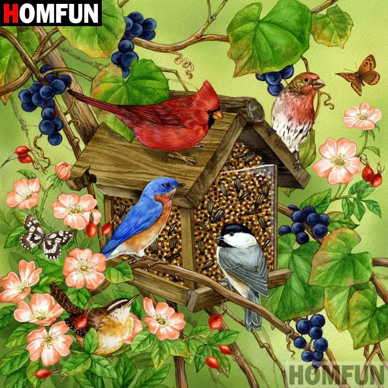 HOMFUN 5D DIY Diamond Painting Full Square/Round Drill " Bird flower" 3D Embroidery Cross Stitch gift Home Decor A08139
HOMFUN 5D DIY Diamond Painting Full Square/Round Drill " Bird flower" 3D Embroidery Cross Stitch gift Home Decor A08139