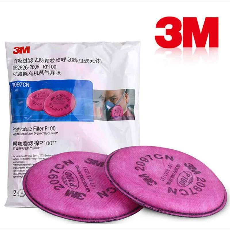 3M 2097 particulate filter P100 with 7502 gas mask use series respirator Against Painting Spraying Glass Fiber
3M 2097 particulate filter P100 with 7502 gas mask use series respirator Against Painting Spraying Glass Fiber