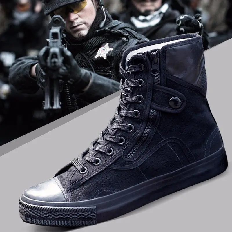Army Fashion Black Breathable Safety Shoes Work Protective Shoes Anti skid Wear Training Boots High-in Motorcycle Hiking shoes
Army Fashion Black Breathable Safety Shoes Work Protective Shoes Anti skid Wear Training Boots High-in Motorcycle Hiking shoes