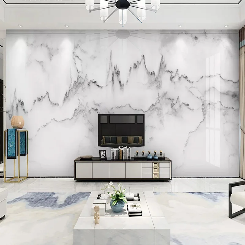 Photo Wallpaper Modern Simple White Landscape Marble Texture Murals Living Room TV Sofa Backdrop Wall Decor Self-Adhesive Fresco
Photo Wallpaper Modern Simple White Landscape Marble Texture Murals Living Room TV Sofa Backdrop Wall Decor Self-Adhesive Fresco