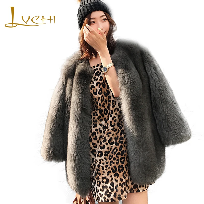 LVCHI Winter 2019 Real Fox Fur Coat V-Neck Slim Natural Fox Fur Coats Women's Long Sleeve Short Pure Color Pink Fox Fur Coats
LVCHI Winter 2019 Real Fox Fur Coat V-Neck Slim Natural Fox Fur Coats Women's Long Sleeve Short Pure Color Pink Fox Fur Coats