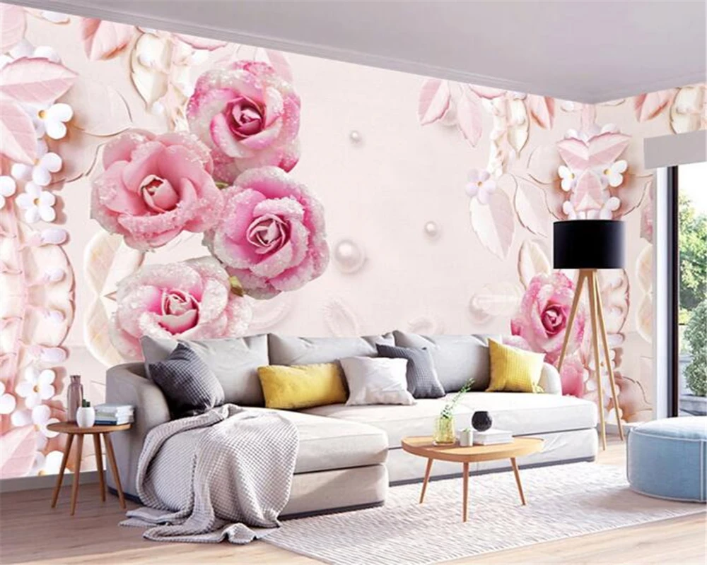 Beibehang Custom wallpaper 3D pink rose relief wallpaper living room bedroom TV background murals wallpaper for walls 3 d
Beibehang Custom wallpaper 3D pink rose relief wallpaper living room bedroom TV background murals wallpaper for walls 3 d