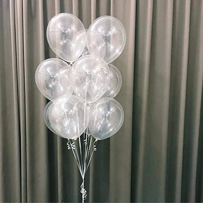 10pcs/lot 12Inch Thick Clear Latex Balloons Transparent Balloons Romantic Wedding Party Birthday Decoration Inflatable Air Balls
10pcs/lot 12Inch Thick Clear Latex Balloons Transparent Balloons Romantic Wedding Party Birthday Decoration Inflatable Air Balls