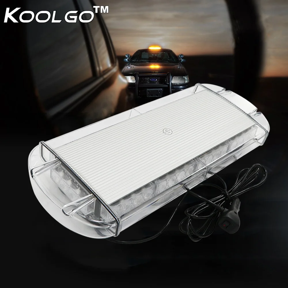 KOOLGO 40 LED Law Enforcement Emergency Hazard Warning Flashing Car Truck LED Top Roof Bar Strobe Lights Amber White Red Blue
KOOLGO 40 LED Law Enforcement Emergency Hazard Warning Flashing Car Truck LED Top Roof Bar Strobe Lights Amber White Red Blue