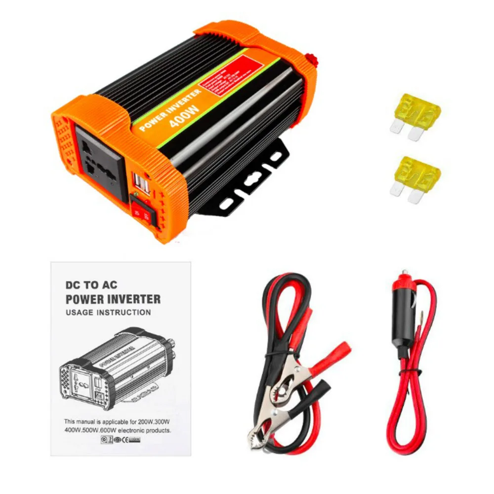 Modified Sine Wave Inverter DC 12V 24V to AC 110V 220V Output 300W,400W Up to 1500W Universal Socket for Car Vehicle Inverter
Modified Sine Wave Inverter DC 12V 24V to AC 110V 220V Output 300W,400W Up to 1500W Universal Socket for Car Vehicle Inverter