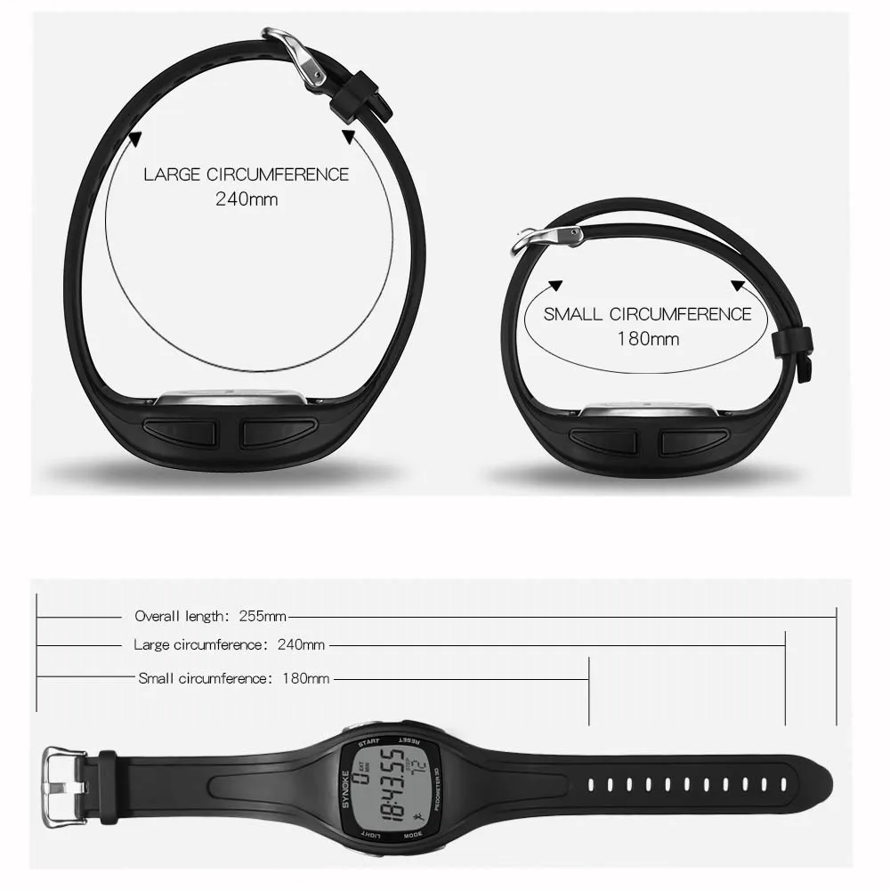 SYNOKE Men Sports Watches Minimalist Back Light LED Digital Watch Chronograph Shock Double Time Wristwatches For Gift
SYNOKE Men Sports Watches Minimalist Back Light LED Digital Watch Chronograph Shock Double Time Wristwatches For Gift