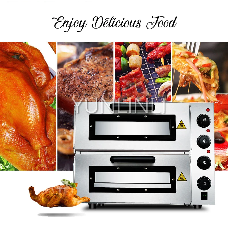 Commercial Electric Oven Double-layered Baking Machine Large Capacity Toaster Commercial Baking Oven
Commercial Electric Oven Double-layered Baking Machine Large Capacity Toaster Commercial Baking Oven