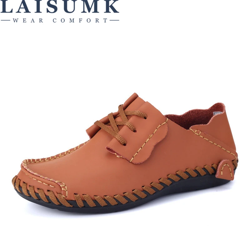 LAISUMK Men Leather Shoes Casual 2020 Autumn Fashion Shoes For Men Designer Shoes Casual Breathable Big Size Mens Shoes Comfort
LAISUMK Men Leather Shoes Casual 2020 Autumn Fashion Shoes For Men Designer Shoes Casual Breathable Big Size Mens Shoes Comfort