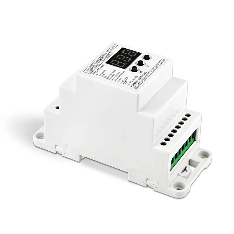 1CH LED декодер постоянного напряжения DMX512; с разъемом RJ45; (BC-831-DIN-RJ45)
1CH LED декодер постоянного напряжения DMX512; с разъемом RJ45; (BC-831-DIN-RJ45)