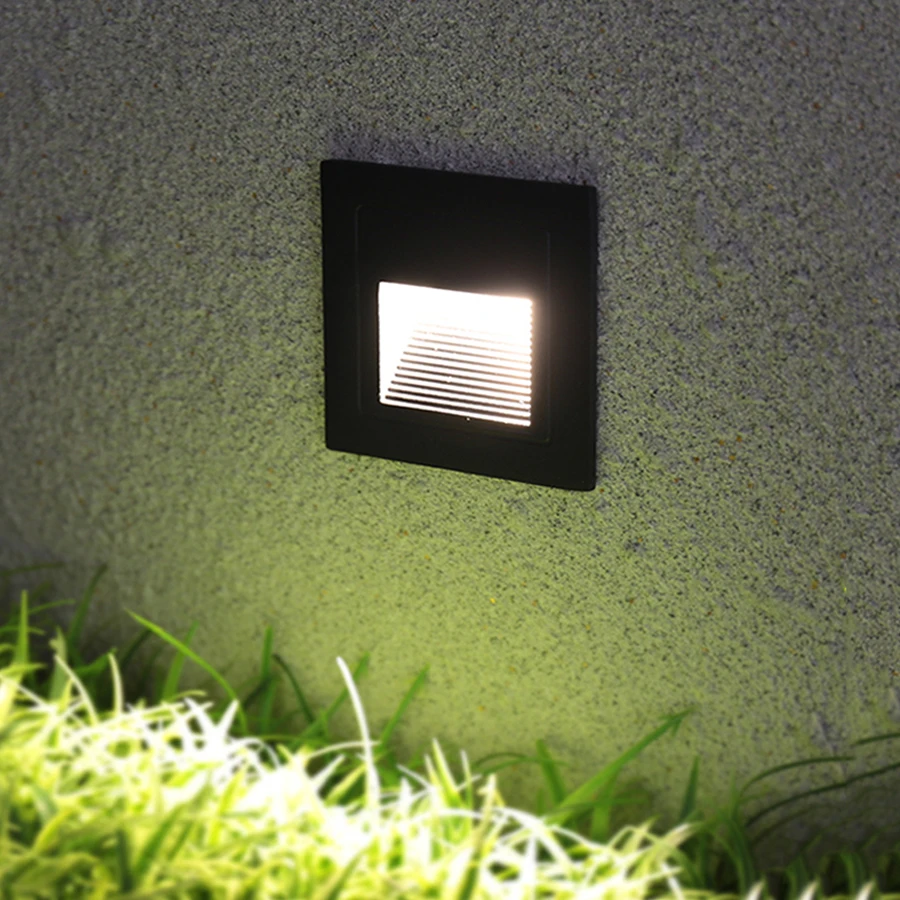 3W Outdoor Led Step Light IP65 Aluminum Embedded Staircase Corner Lamp Waterproof Recessed Wall Stair Lamp Footlight OS
3W Outdoor Led Step Light IP65 Aluminum Embedded Staircase Corner Lamp Waterproof Recessed Wall Stair Lamp Footlight OS
