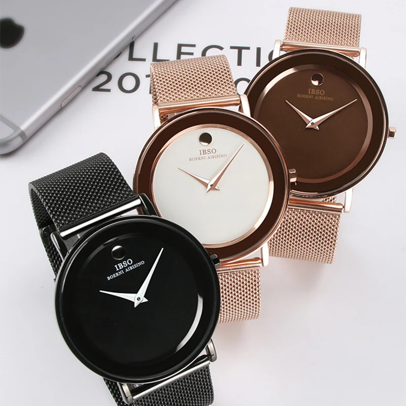 IBSO New 6MM Ultra-thin Mens Watches 2021 Steel Mesh Strap Brand Quartz Wristwatches Fashion Simple Watch Men Relogio Masculino
IBSO New 6MM Ultra-thin Mens Watches 2021 Steel Mesh Strap Brand Quartz Wristwatches Fashion Simple Watch Men Relogio Masculino