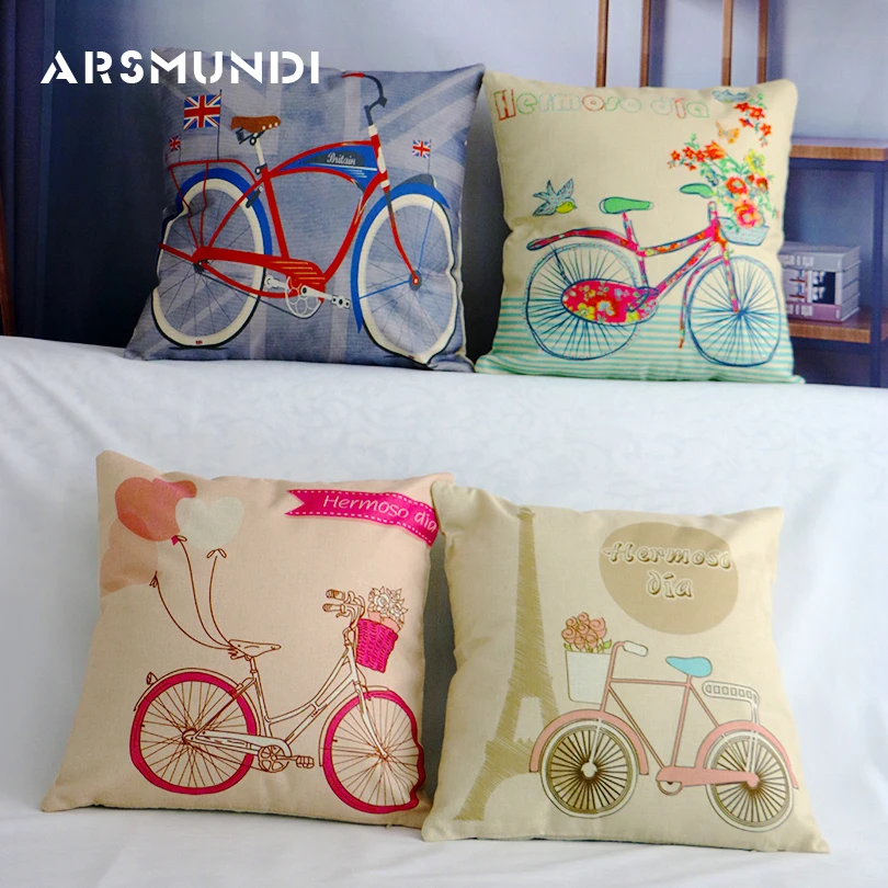 Nostalgic Bicycle Memory Cushion Cover Flower Throw Pillow Cover Cotton Linen 45x45cm Cushion Pillowcase Home Decorative Sofa
Nostalgic Bicycle Memory Cushion Cover Flower Throw Pillow Cover Cotton Linen 45x45cm Cushion Pillowcase Home Decorative Sofa
