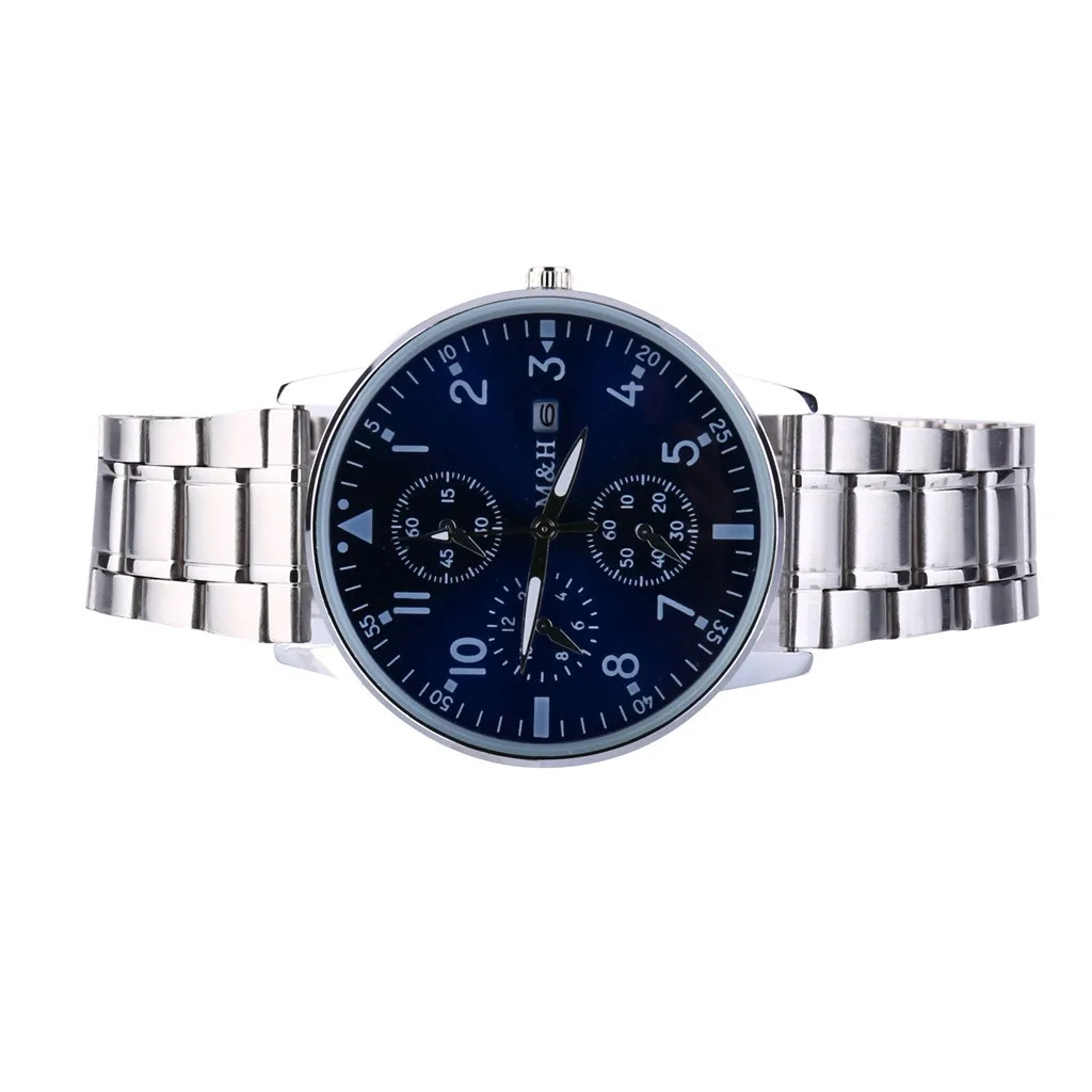 Men's Watches Calendar Simple Three Eyes Dial Stainless Steel Belt Quartz Mens relojes para hombre montre homme orologio uomo
Men's Watches Calendar Simple Three Eyes Dial Stainless Steel Belt Quartz Mens relojes para hombre montre homme orologio uomo