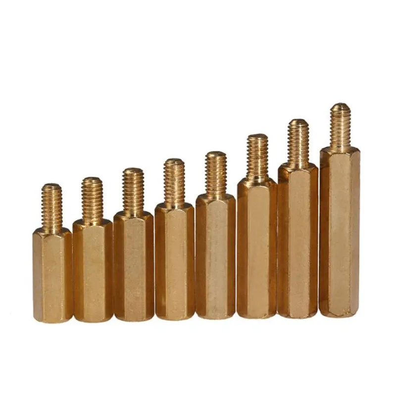 10/20 шт. M2 * L + 3 мм M2, 5/M3/M4 * L + шестигранные латунные распорные винты с резьбой
10/20 шт. M2 * L + 3 мм M2, 5/M3/M4 * L + шестигранные латунные распорные винты с резьбой