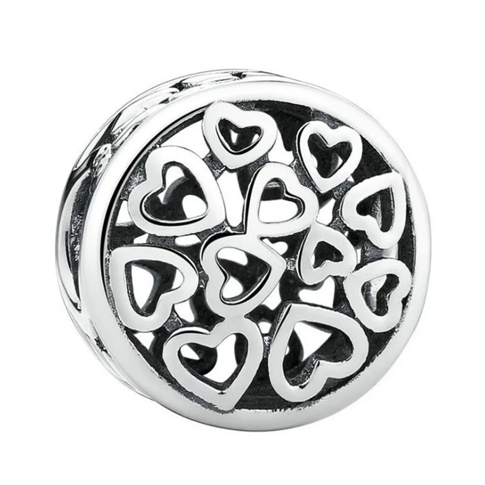 Authentic 925 Sterling Silver Charm Hollow Full Heart Round Beads For Original Pandora Charm Bracelets & Bangles Jewelry
Authentic 925 Sterling Silver Charm Hollow Full Heart Round Beads For Original Pandora Charm Bracelets & Bangles Jewelry