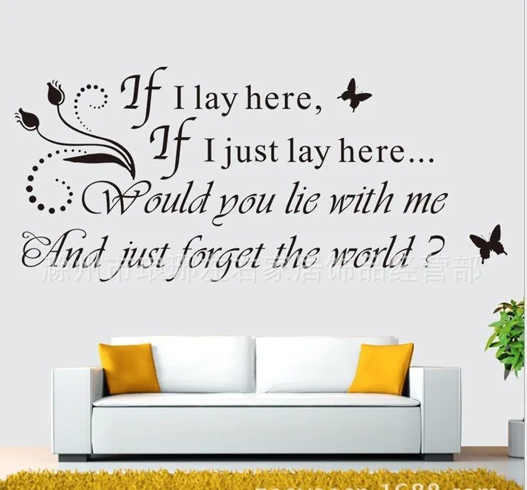 Hot Sale Letter Patternsif i lay here Vinyl Wall Quotes Stickers Sayings Home Art Decals Room Decoration Drop Shipping 8214
Hot Sale Letter Patternsif i lay here Vinyl Wall Quotes Stickers Sayings Home Art Decals Room Decoration Drop Shipping 8214