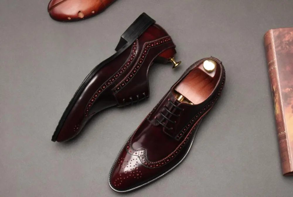 Goodyear Brogues Men Patent Leather 2018 Spring Lace up Genuine Leather Carved Wedding Shoes For Man Dress Office Prom Oxfords
Goodyear Brogues Men Patent Leather 2018 Spring Lace up Genuine Leather Carved Wedding Shoes For Man Dress Office Prom Oxfords