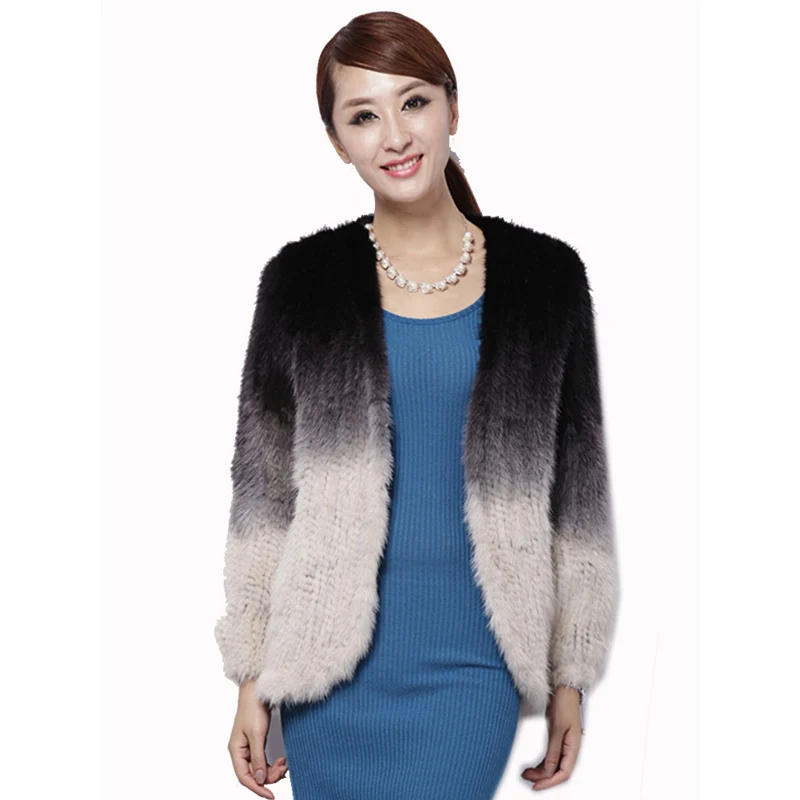 New mink fur coat women's long-sleeve top fashion all-match Mink knit jacket mink knitted fur coat Free shipping
New mink fur coat women's long-sleeve top fashion all-match Mink knit jacket mink knitted fur coat Free shipping