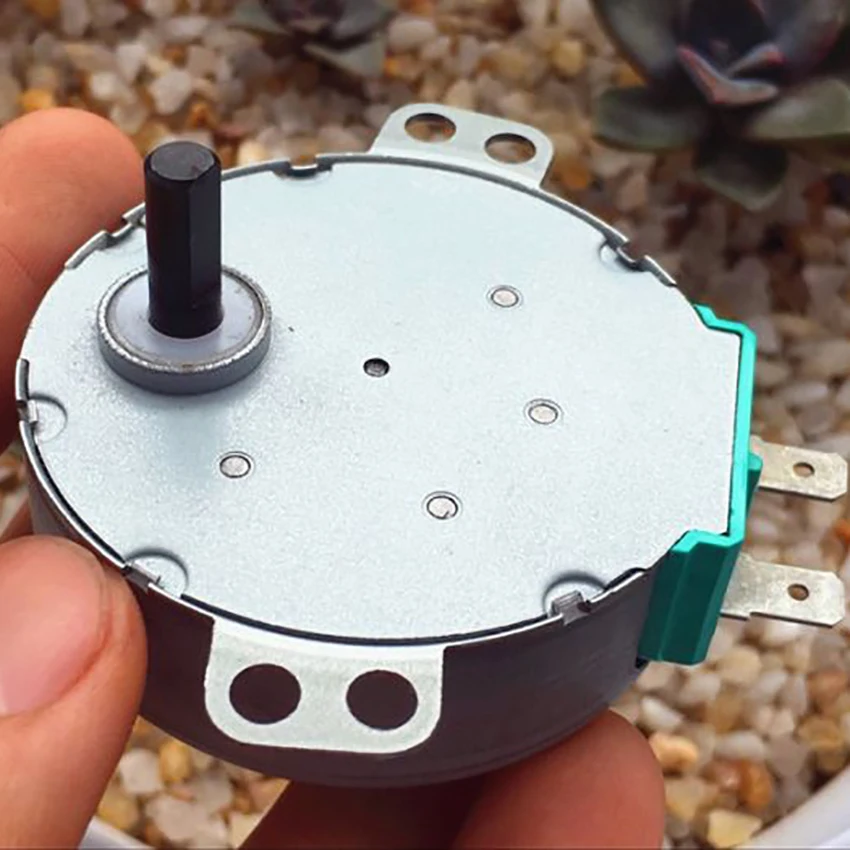 CW Round Claw Pole Permanent Magnet Synchronous Motor AC 100V 50/60HZ, 3W D Shaft AC Synchronous Motor 4.2~5rpm, Shaft Dia 5mm
CW Round Claw Pole Permanent Magnet Synchronous Motor AC 100V 50/60HZ, 3W D Shaft AC Synchronous Motor 4.2~5rpm, Shaft Dia 5mm