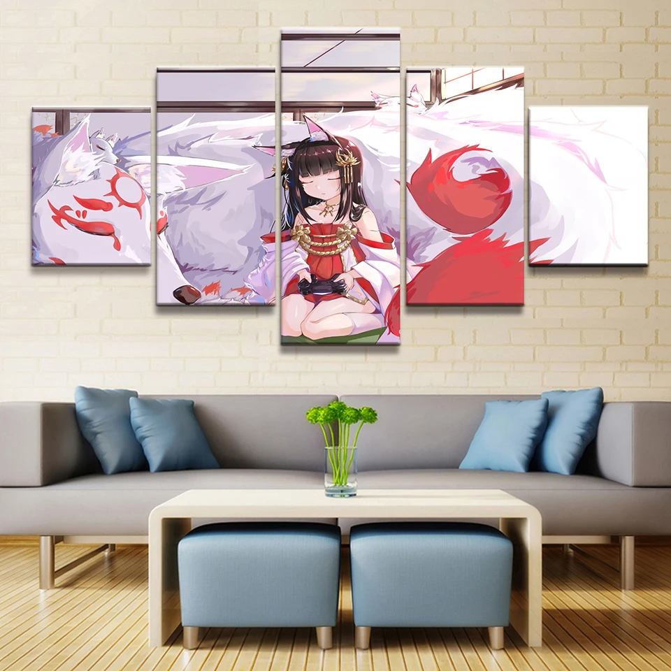 Home Decorative Canvas HD Prints 5 Pieces Akagi Azur Lane Anime Painting Modular Picture Wall Artwork Poster For Bedroom Framed
Home Decorative Canvas HD Prints 5 Pieces Akagi Azur Lane Anime Painting Modular Picture Wall Artwork Poster For Bedroom Framed