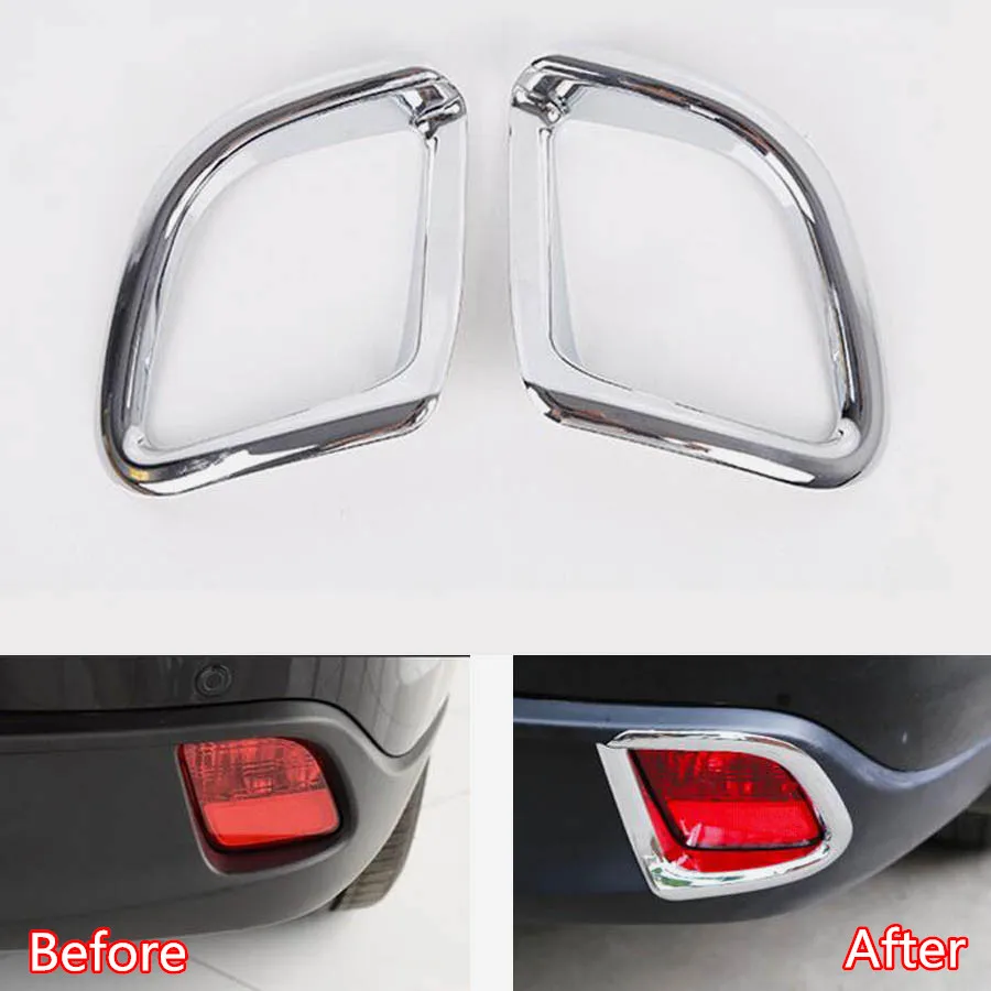 YAQUICKA 2Pcs/set Chrome ABS Car Rear Back Fog Light Lamp Frame Trim Styling Sticker Fit for Toyota Highlander 2015-2017
YAQUICKA 2Pcs/set Chrome ABS Car Rear Back Fog Light Lamp Frame Trim Styling Sticker Fit for Toyota Highlander 2015-2017