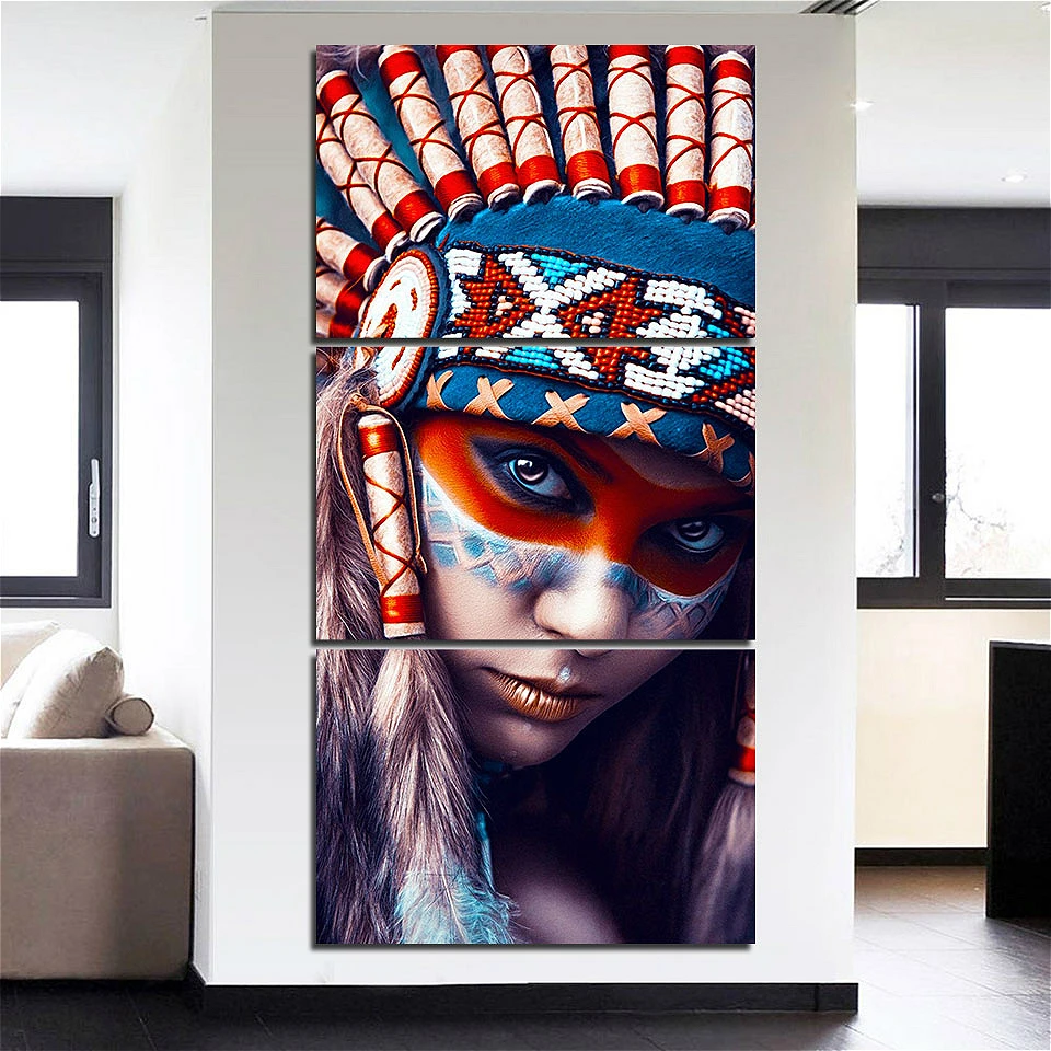 Multicolor Feathered Girl Wall Art Modern Woman Canvas Painting for Hallway Living Room Bedroom Home Decor Drop Shipping
Multicolor Feathered Girl Wall Art Modern Woman Canvas Painting for Hallway Living Room Bedroom Home Decor Drop Shipping