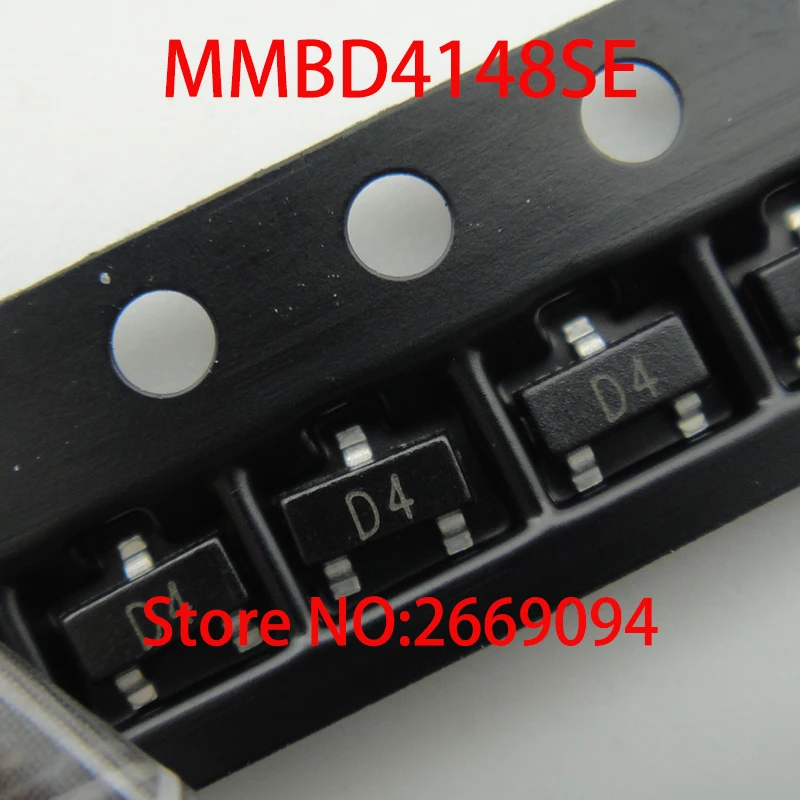 100 шт./1000 шт./3000 шт. Новинка MMBD4148SE SOT-23 трафаретная печать: D4 коммутационный диод
100 шт./1000 шт./3000 шт. Новинка MMBD4148SE SOT-23 трафаретная печать: D4 коммутационный диод