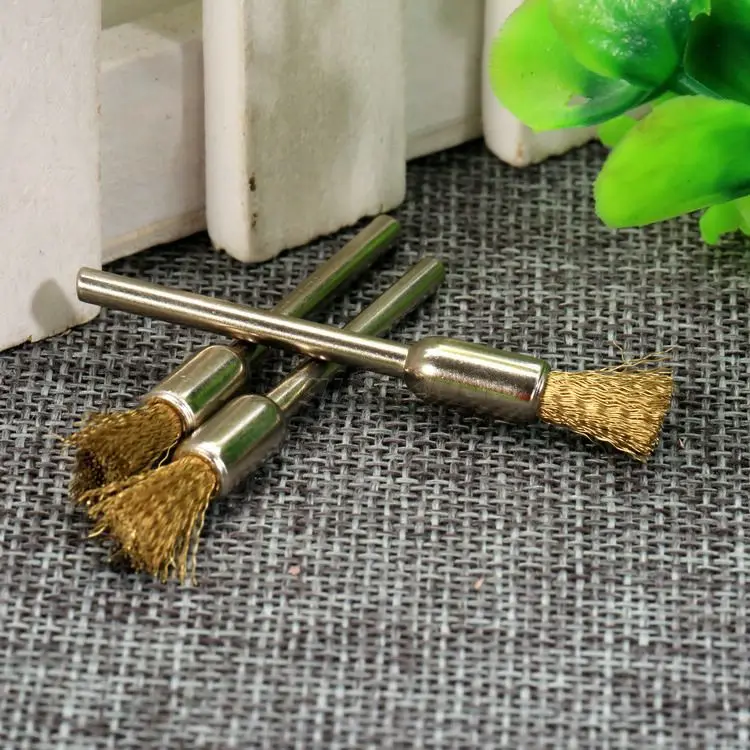 10PCS 6MM End Brushes 3MM Shank Diameter Shank Wire Brush Durable Pen Shape Brass Wire Brush For Industrial Polishing
10PCS 6MM End Brushes 3MM Shank Diameter Shank Wire Brush Durable Pen Shape Brass Wire Brush For Industrial Polishing