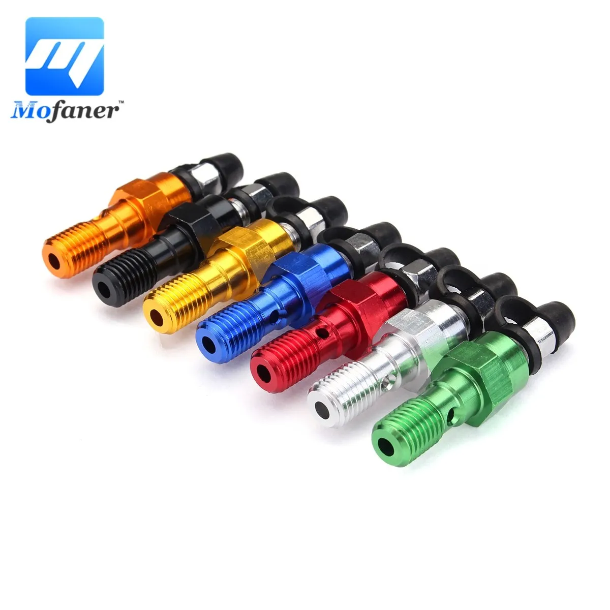 Mofaner 1PC Aluminum M10x1.25mm Motorcycle Brake Braking Caliper Bleed Screw Nipple With Dust Cap Red Gold Black Silver Green
Mofaner 1PC Aluminum M10x1.25mm Motorcycle Brake Braking Caliper Bleed Screw Nipple With Dust Cap Red Gold Black Silver Green