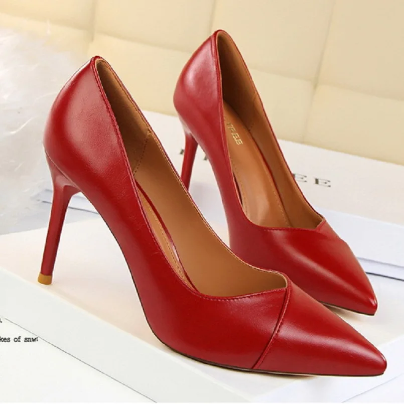 Cresfimix women high quality classic office high heel shoes lady cute street leather high heel pumps female fashion shoes a2758
Cresfimix women high quality classic office high heel shoes lady cute street leather high heel pumps female fashion shoes a2758