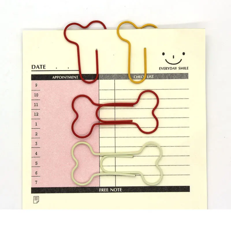 24pcs/lot Creative colorful Metal bone shaped clip Bookmark clip PVC box packaging paperclips color mixed school office supply
24pcs/lot Creative colorful Metal bone shaped clip Bookmark clip PVC box packaging paperclips color mixed school office supply