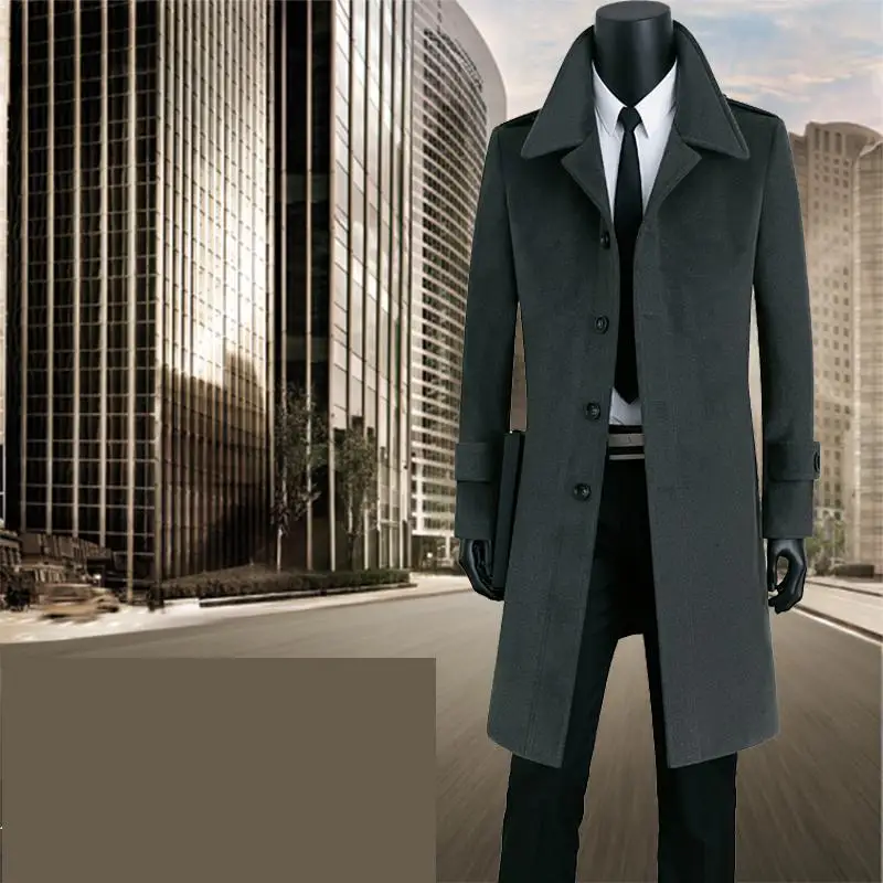 New arrival fashion high quality luxury Men Wool Coat Long Windbreaker Cashmere Jacket Casual Single Breasted plus size S-8XL9XL
New arrival fashion high quality luxury Men Wool Coat Long Windbreaker Cashmere Jacket Casual Single Breasted plus size S-8XL9XL