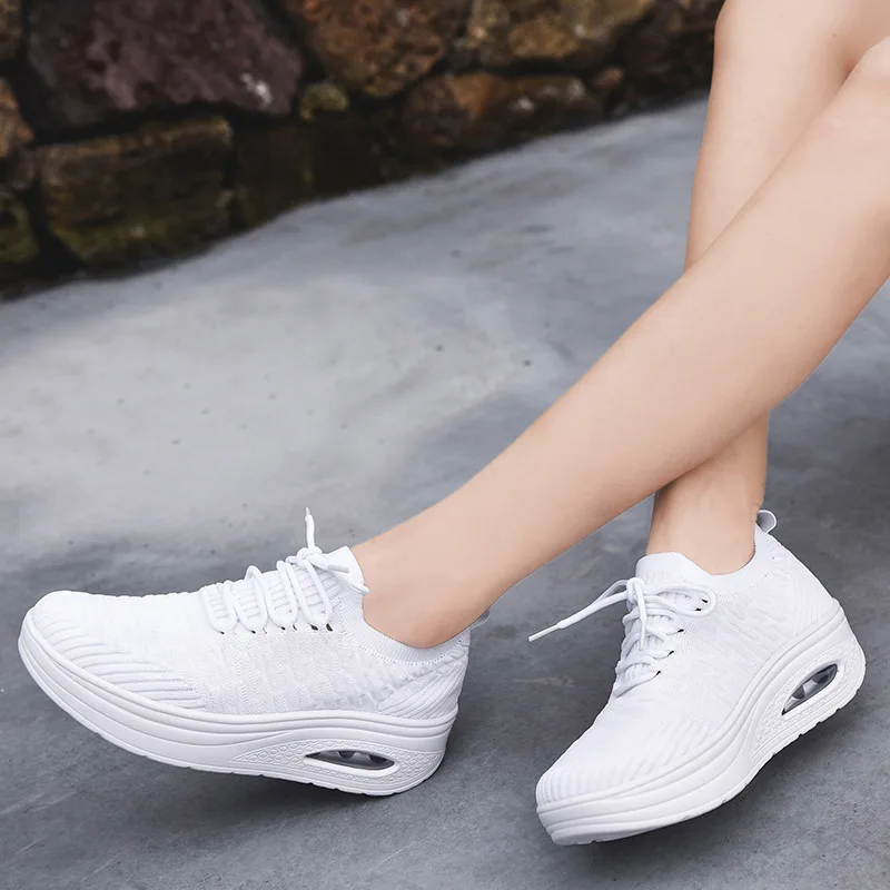 Women Sneakers 2019 Breathable Vulcanize Shoes Mesh Swing Wedges Casual Shoes Tenis Feminino Footwear White Platform Women Shoes
Women Sneakers 2019 Breathable Vulcanize Shoes Mesh Swing Wedges Casual Shoes Tenis Feminino Footwear White Platform Women Shoes