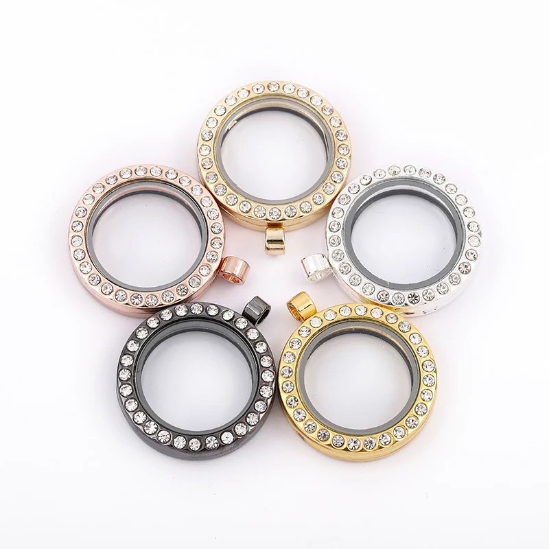 10pcs/lot Mix Color Round Floating Locket With Rhinestone Magnetic Glass Photo Memory Locket Pendant
10pcs/lot Mix Color Round Floating Locket With Rhinestone Magnetic Glass Photo Memory Locket Pendant